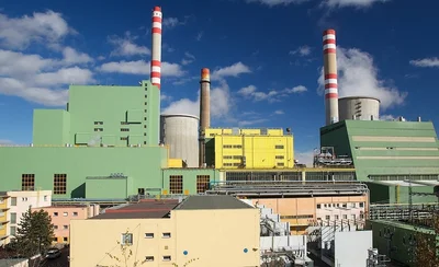 Kladenská teplárna.