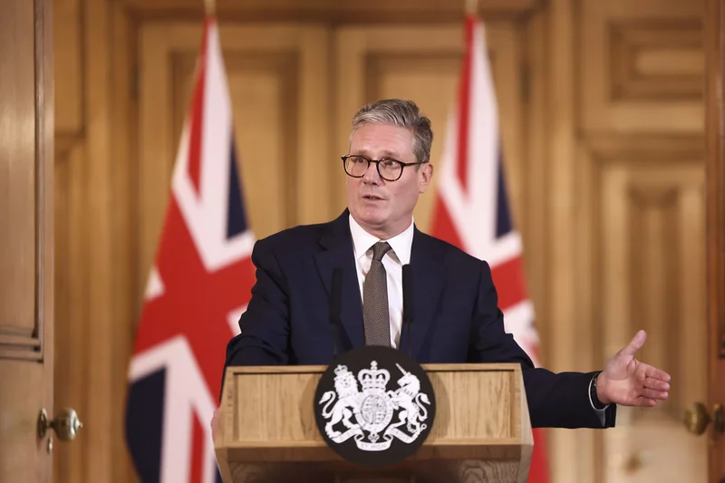 Britský premiér Keir Starmer.