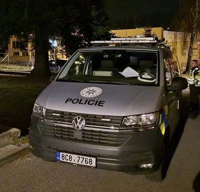 Policie na místě činu. 