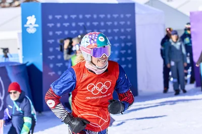 Eva Adamczyková na olympiádě v Miláně a Cortině.