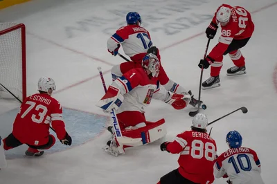 Hráči Švýcarska zvítězili v prodloužení.