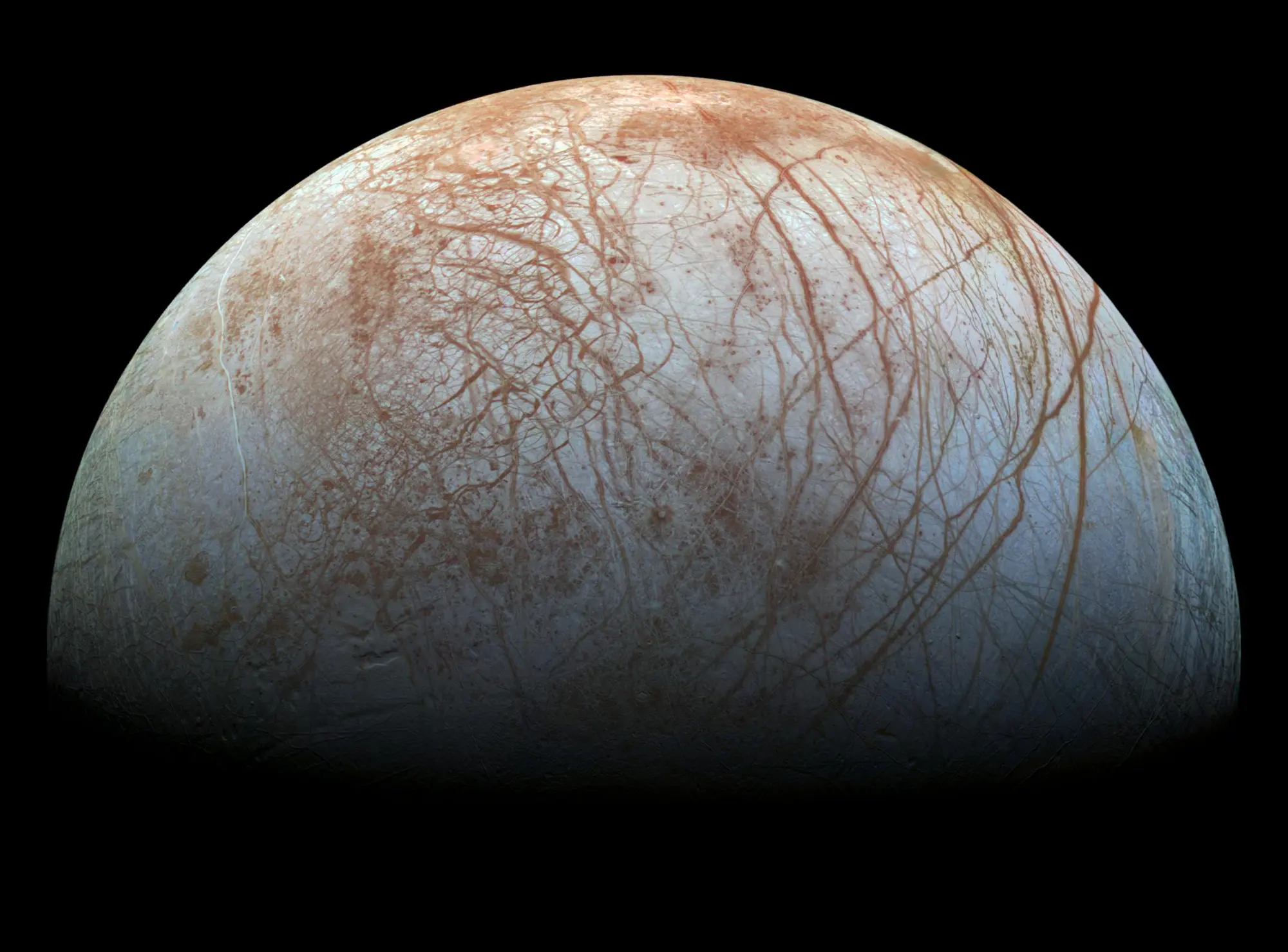 Jupiterův měsíc Europa