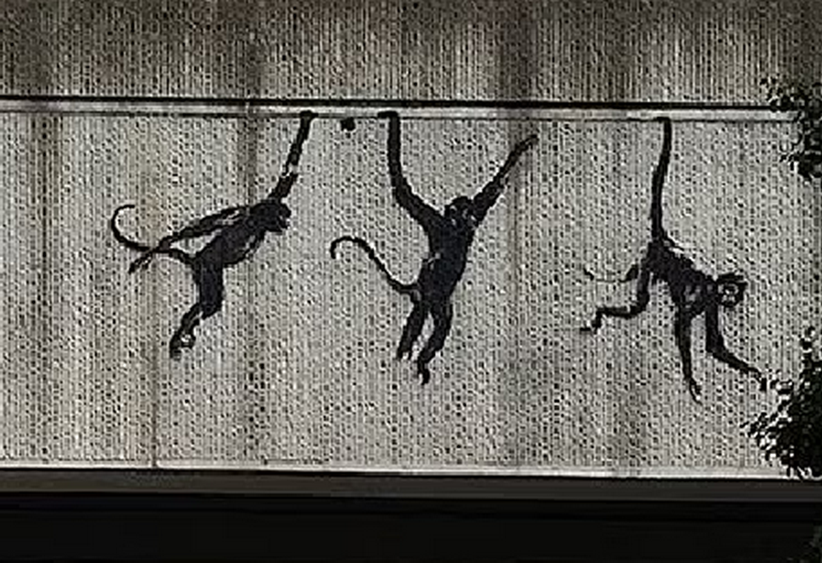 Nová Banksyho díla v Londýně, den třetí.