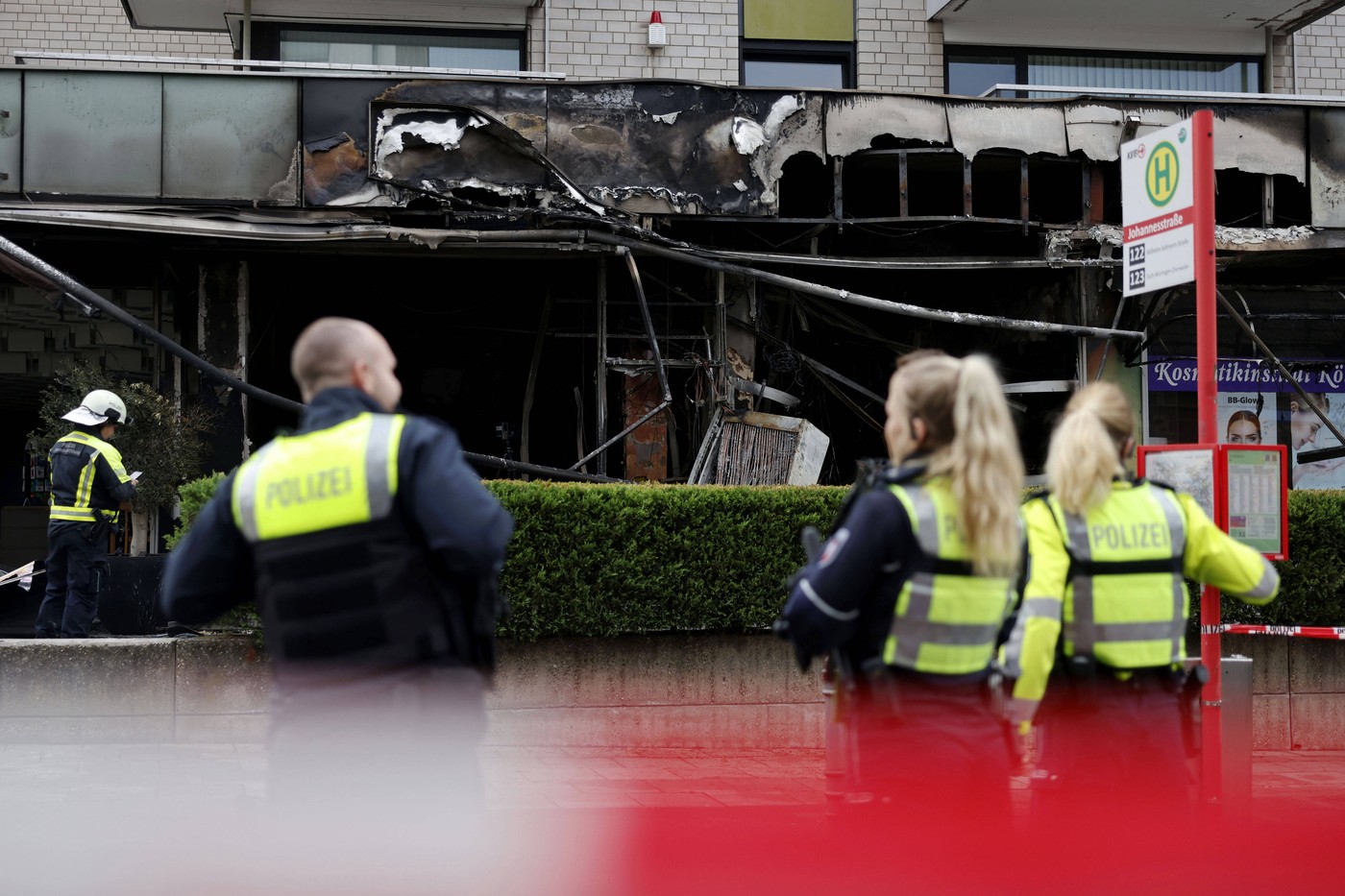 Dnešní výbuch v kavárně v Kolíně nad Rýnem.