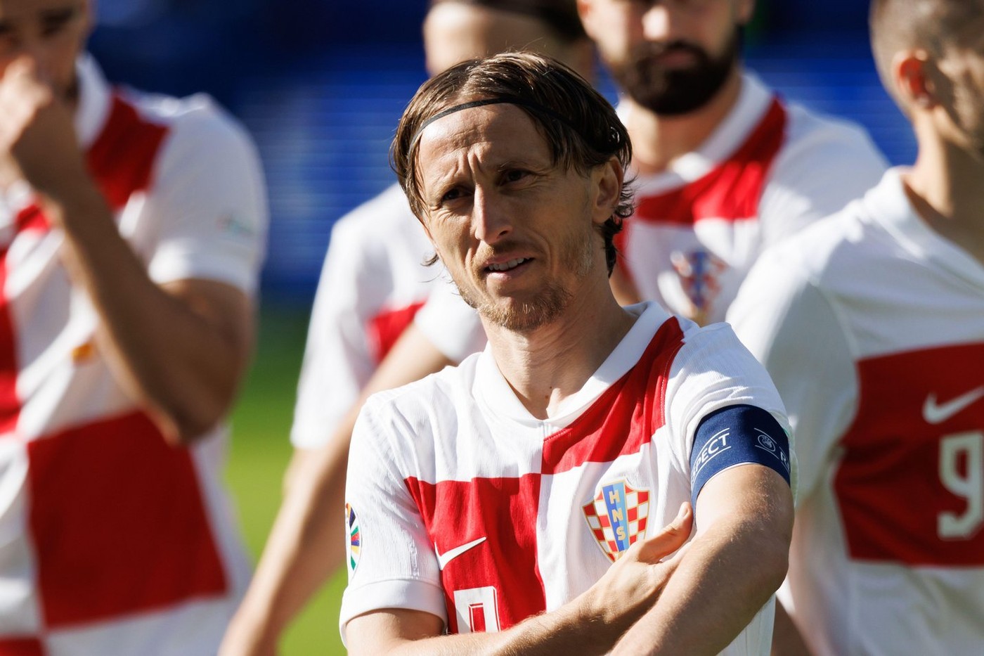 Luka Modrić je hlavním tahounem chorvatského týmu
