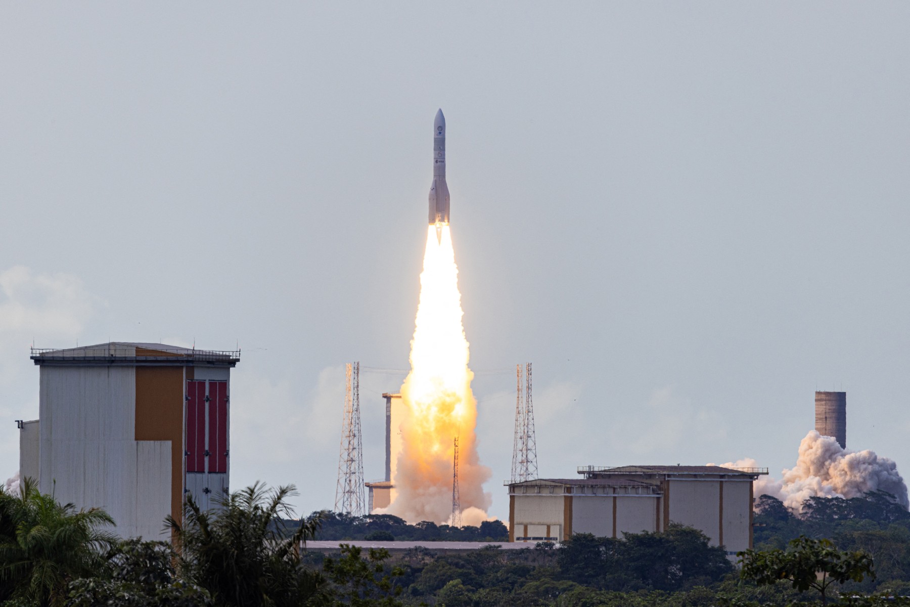 Start rakety Ariane 6 (9. 7. 2024)