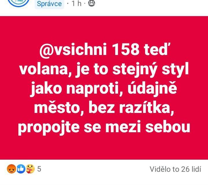 Osazenstvo petičního stánku svolává příznivce na pomoc.