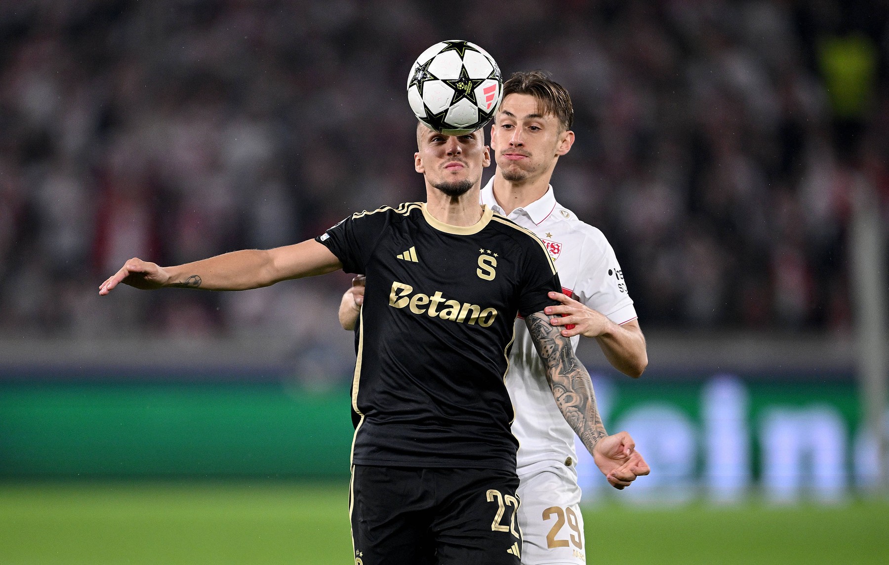 Sparťané remizovali se Stuttgartem.