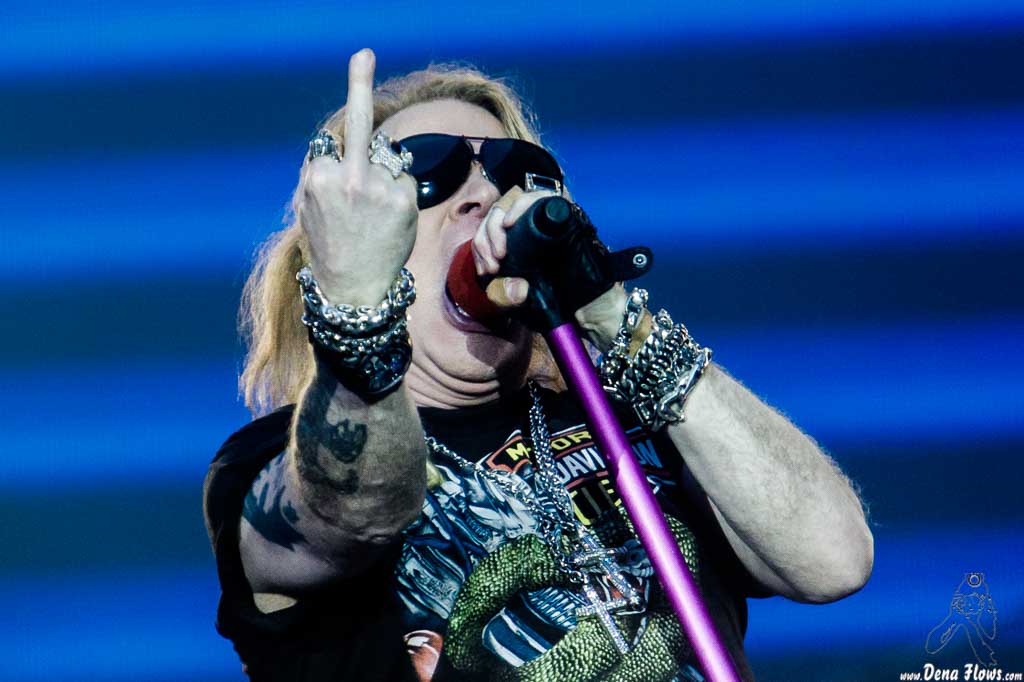Frontman Guns N´Roses Axl Rose.