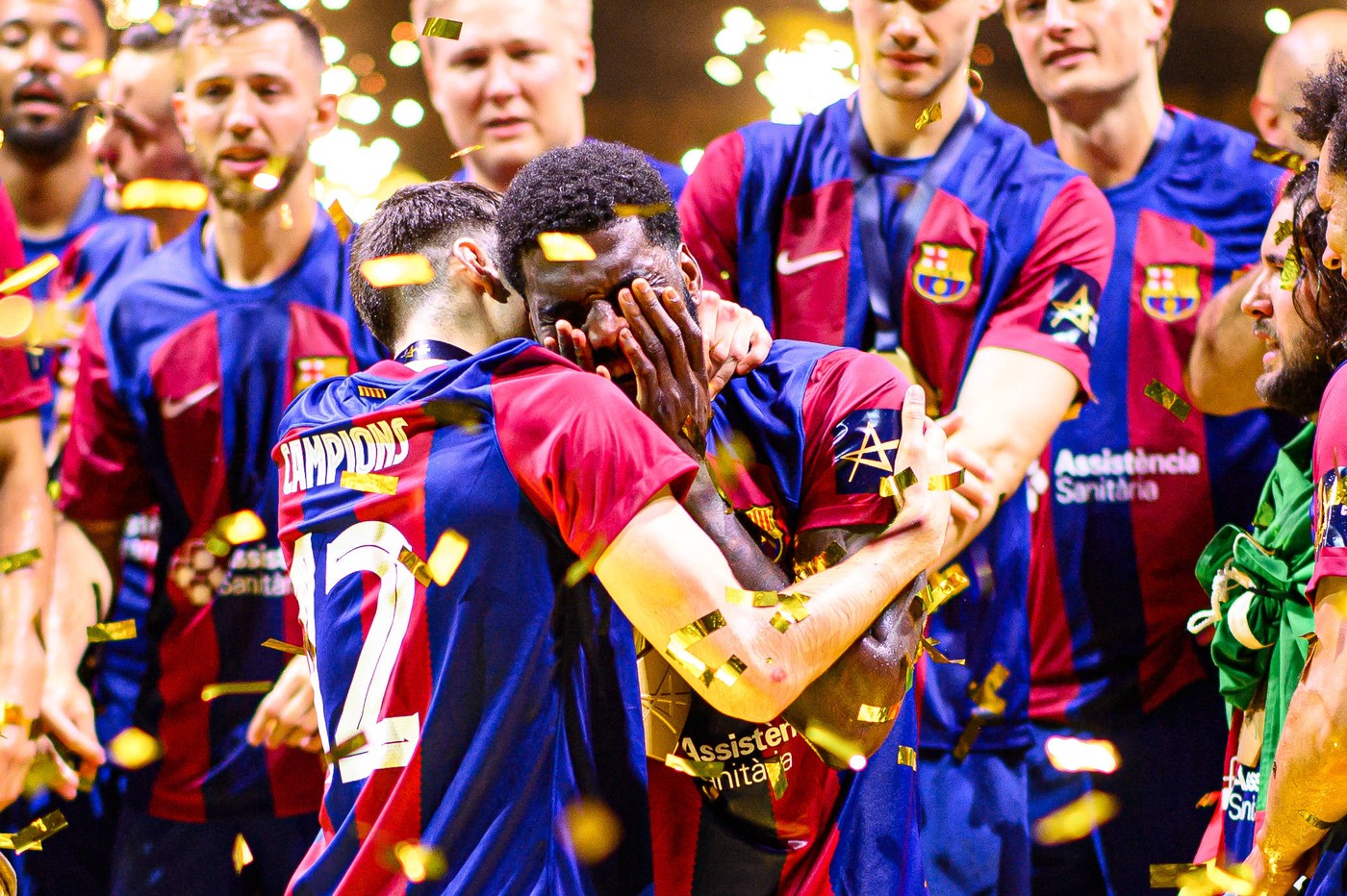 Vítězové. Házenkáři Barcelony opanovali Final Four v Kolíně nad Rýnem.