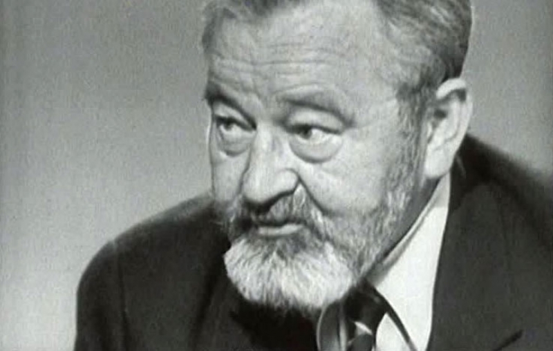 Jan Werich v pozdní fázi své umělecké činnosti.