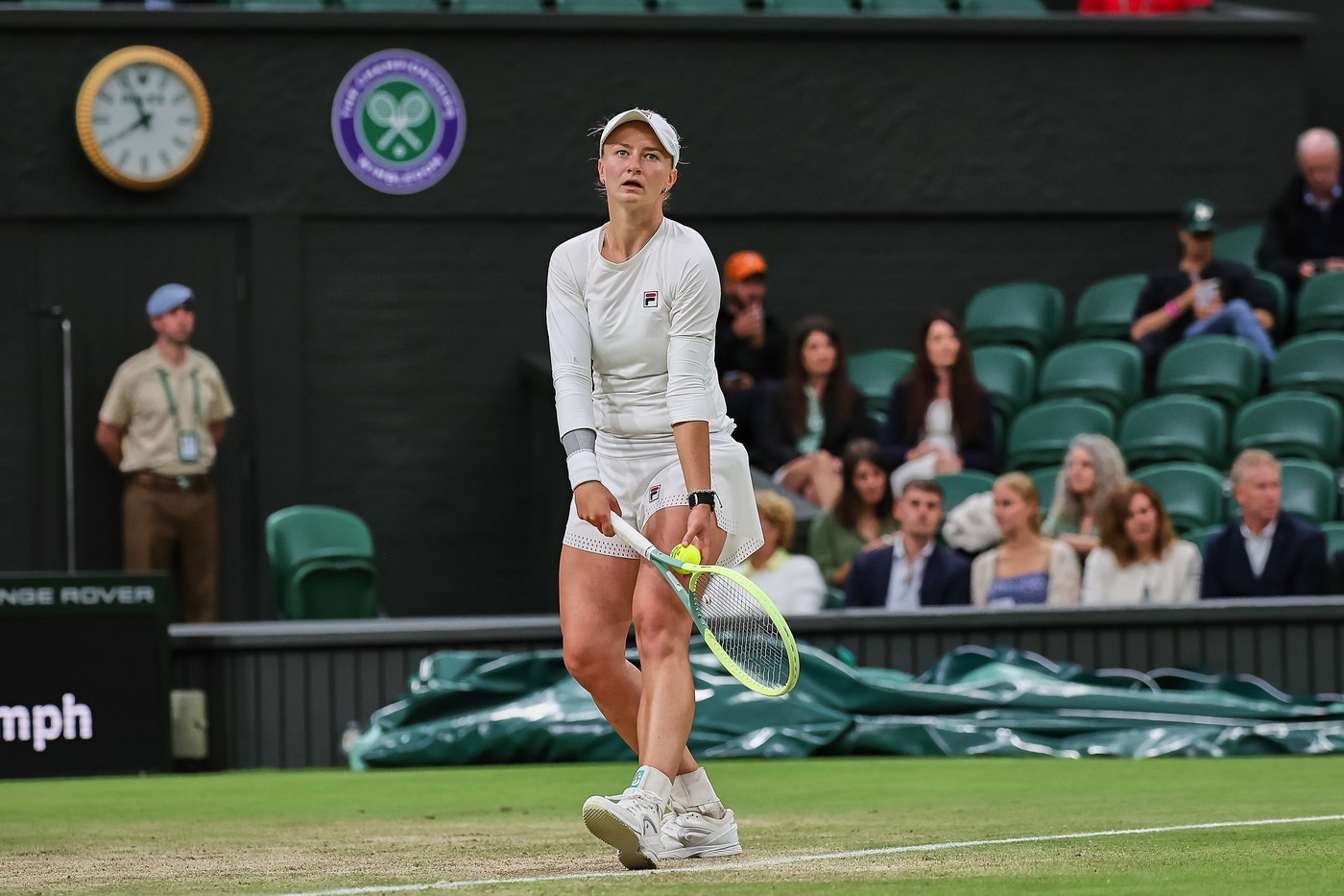 Barbora Krejčíková na Wimbledonu