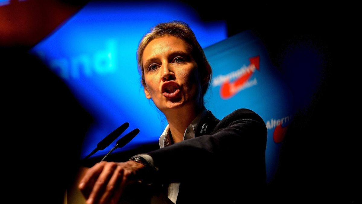 Kandidátka na německou kancléřku Alice Weidel.
