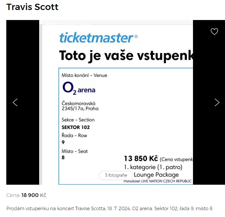 Nabídka na sBazaru.