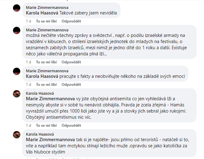 Marie Zimmermannová vyučuje na teologické fakultě a čile šíří palestinskou propagandu.