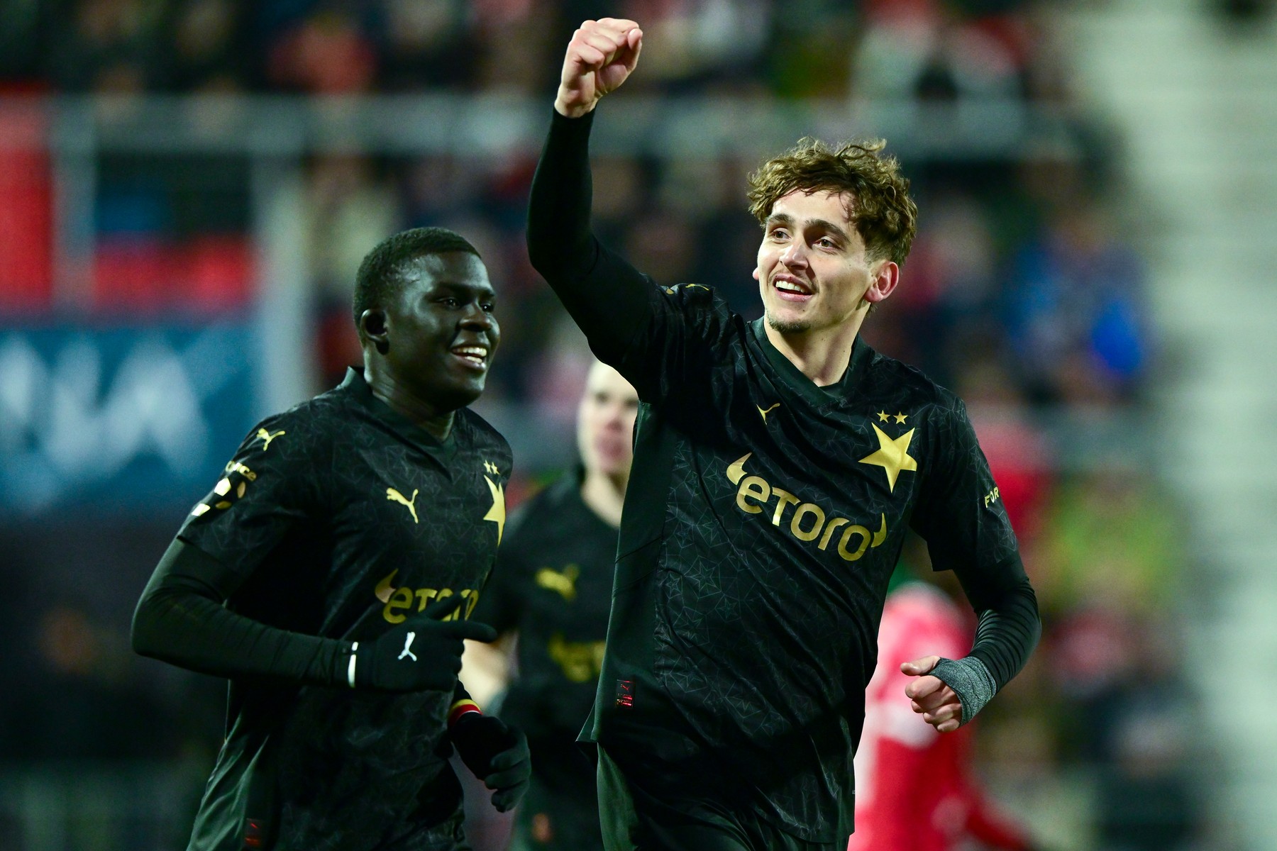 Mojmír Chytil slaví gól Pardubicím.