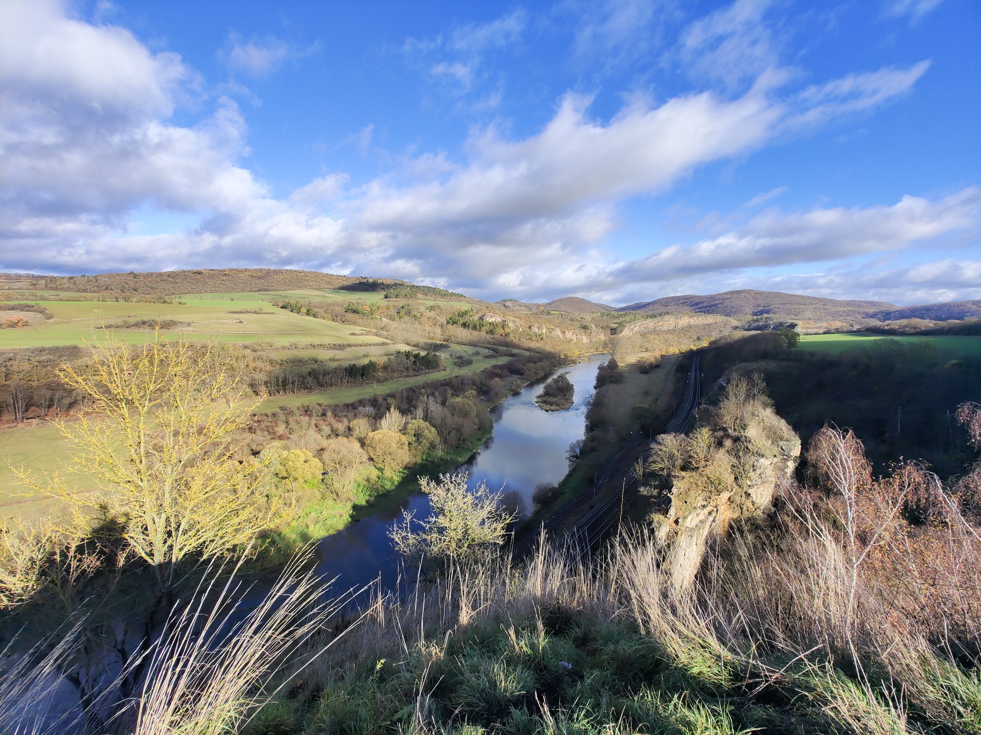 Ilustrační foto. Vyhlídka u Tetína.