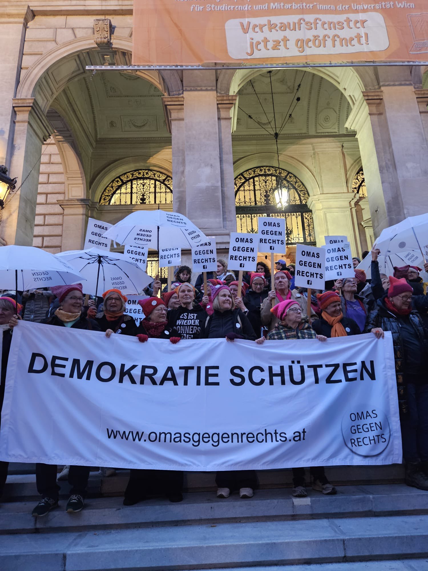 Vídeň zažila protest proti vítězi voleb.