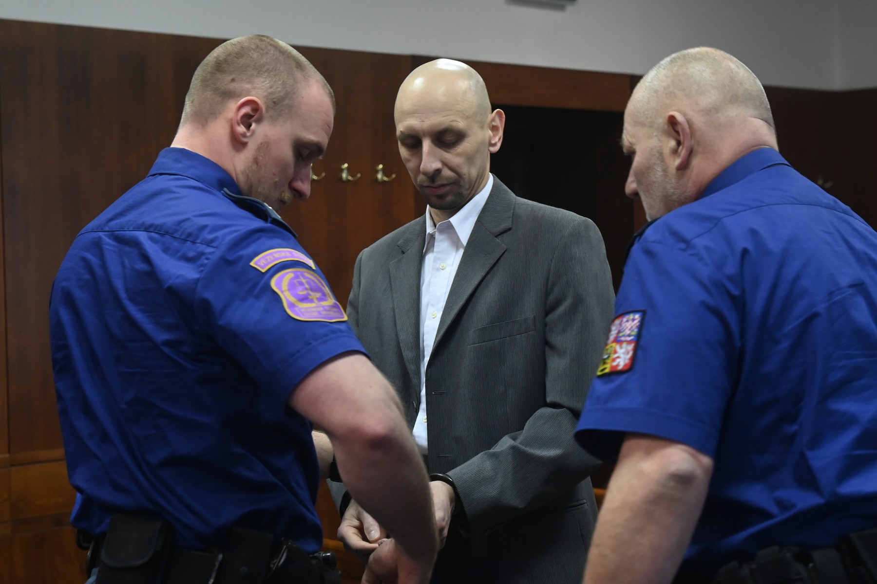 Miroslav Bolec při dnešním projednávání u Vrchního soudu v Olomouci.