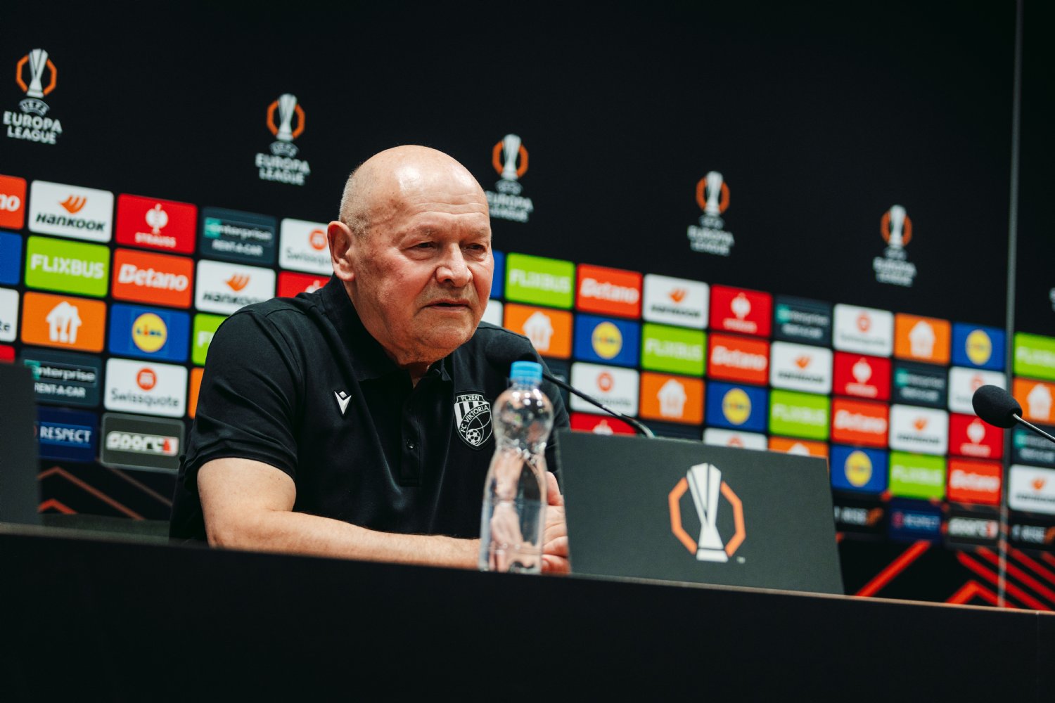 Trenér Plzně Miroslav Koubek.