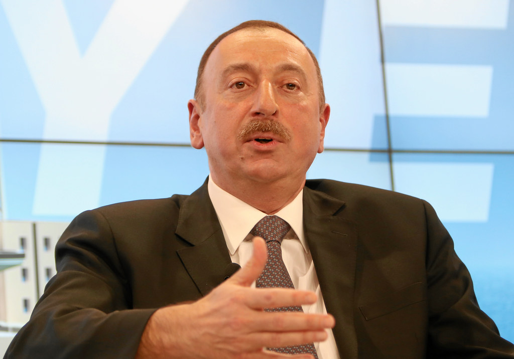 Prezident Ázerbájdžánu Ilham Alijev.