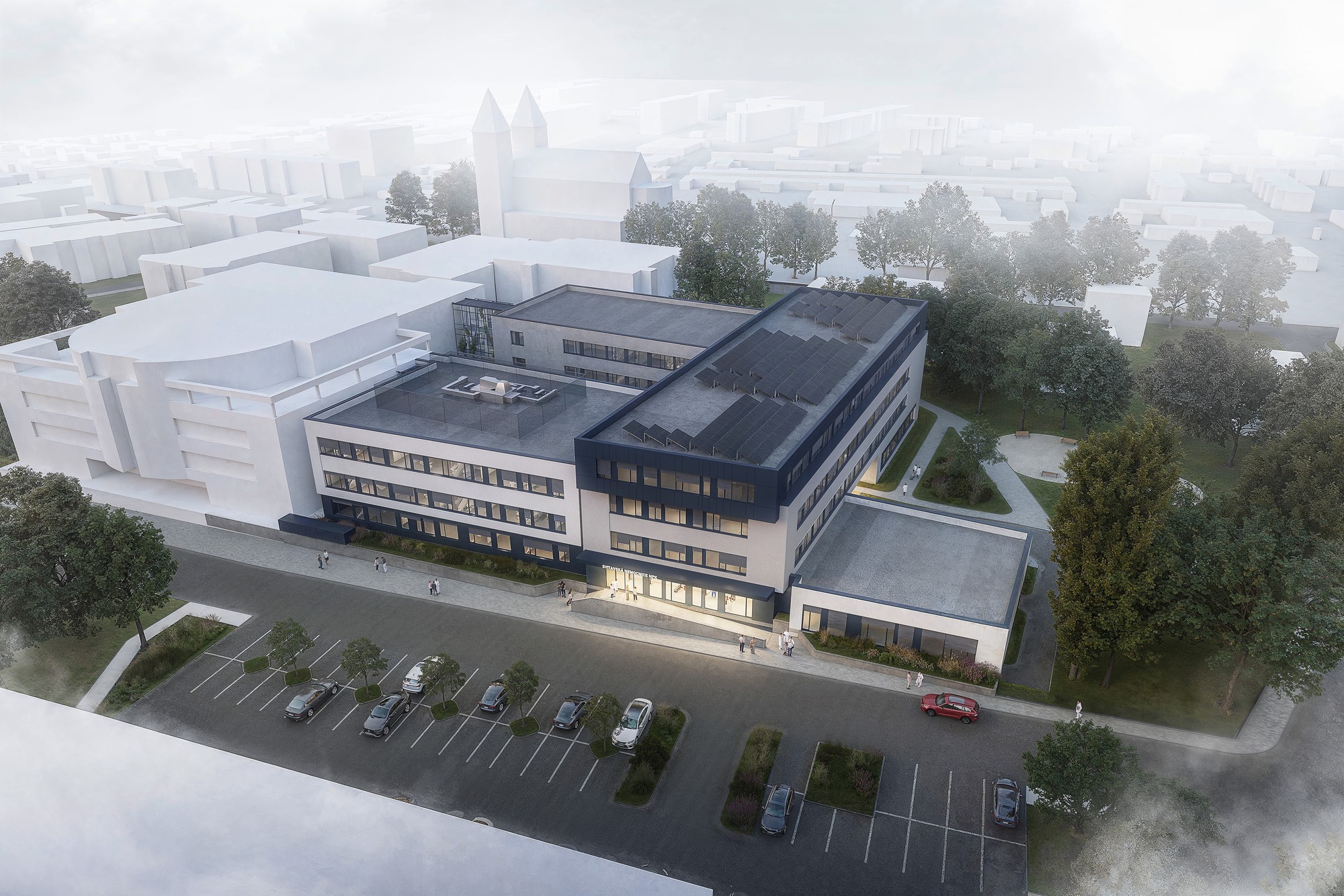 Nemocnice splní i vysoké nároky na energetickou úspornost.