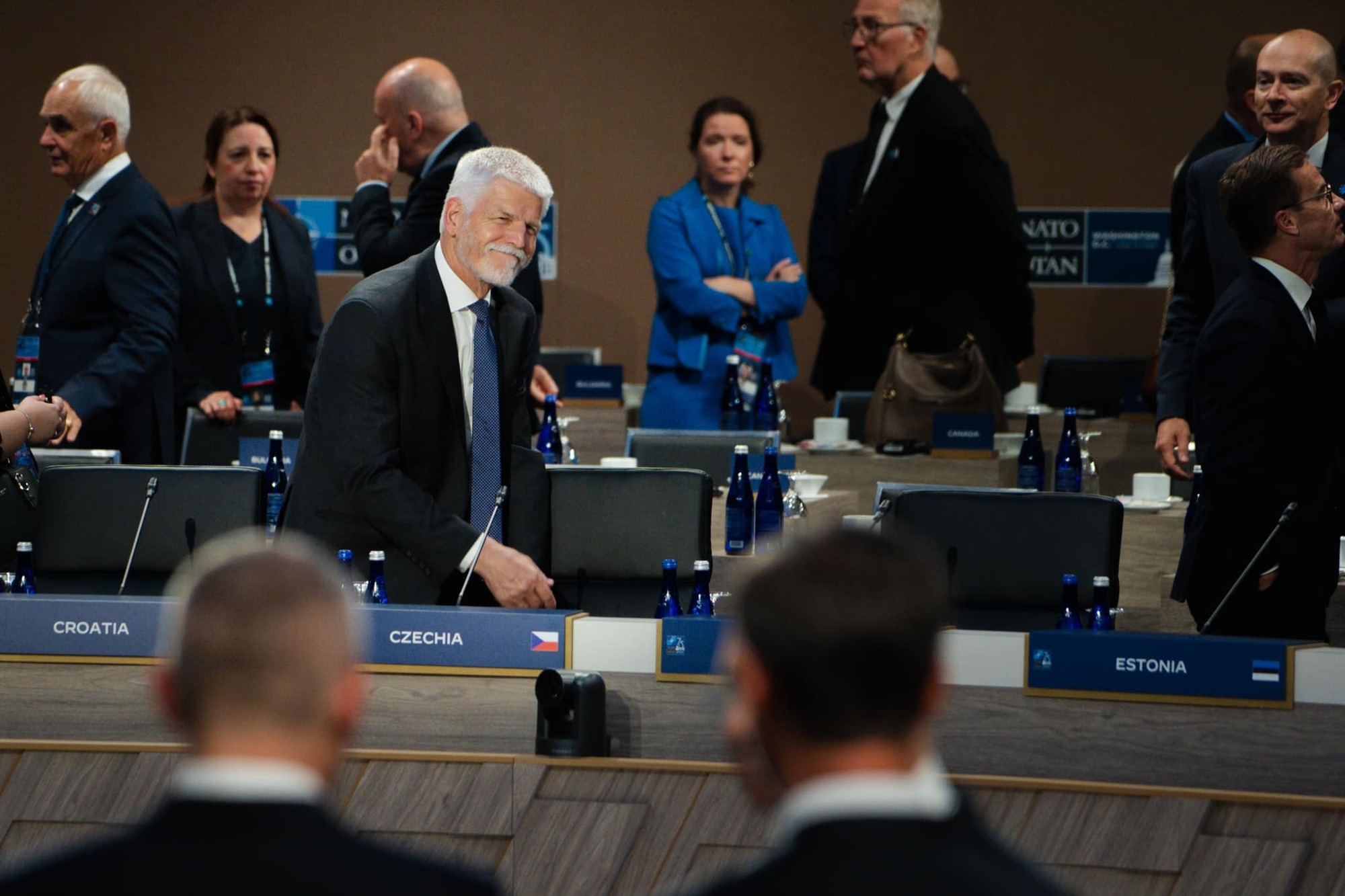 Petr Pavel na summitu NATO.