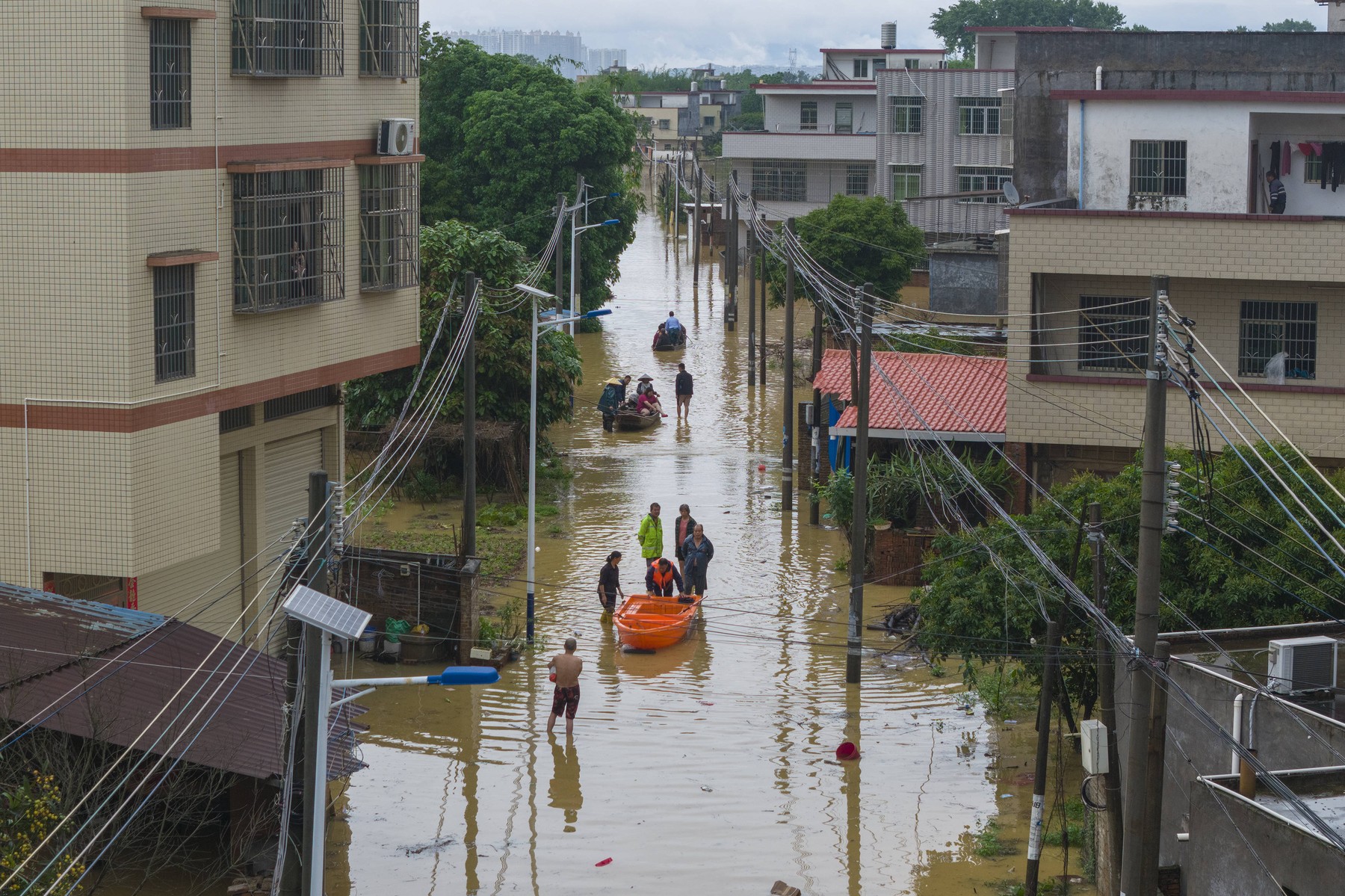 Povodně v Číně (21. 4. 2024)