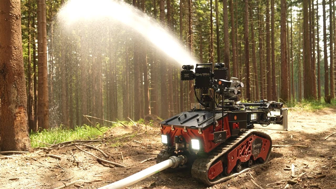 Hasiči trénovali efektivní hašení lesních požárů.