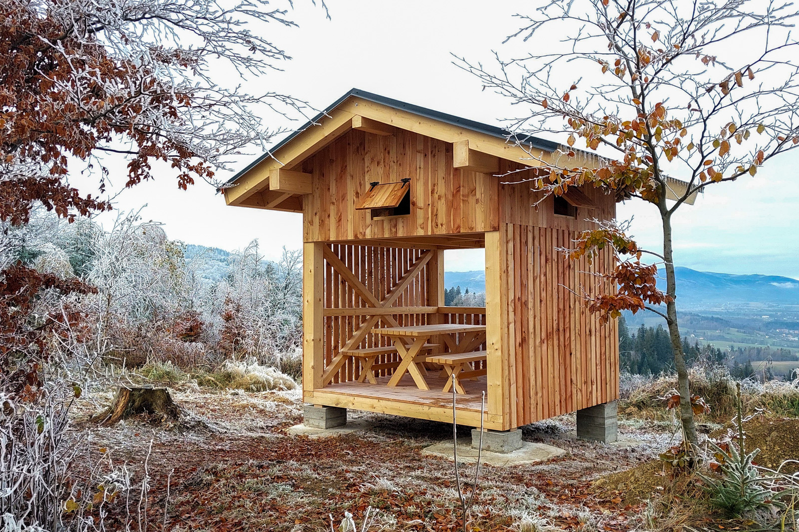 Nouzový přístřešek Bukovec