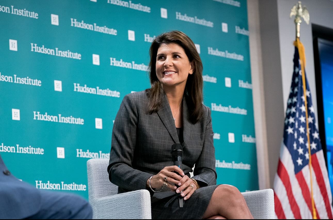 Neúspěšná kandidátka na americkou prezidentku Nikki Haley.