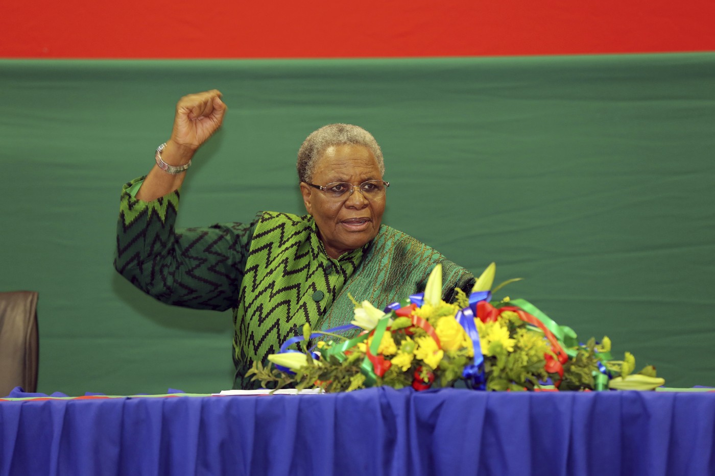 První namibijská prezidentka Netumbo Nandi-Ndaitwah.